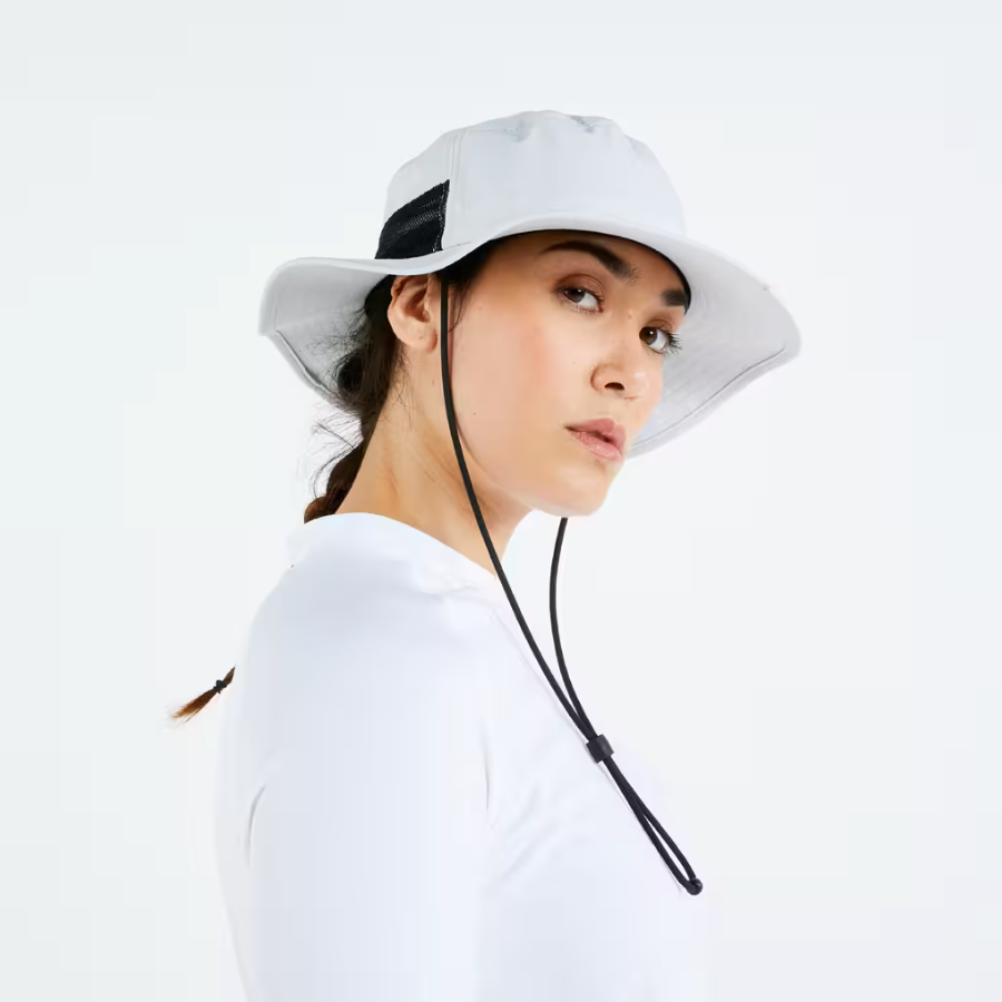 Adults' Sailing Boat Hat 500 - Light Grey